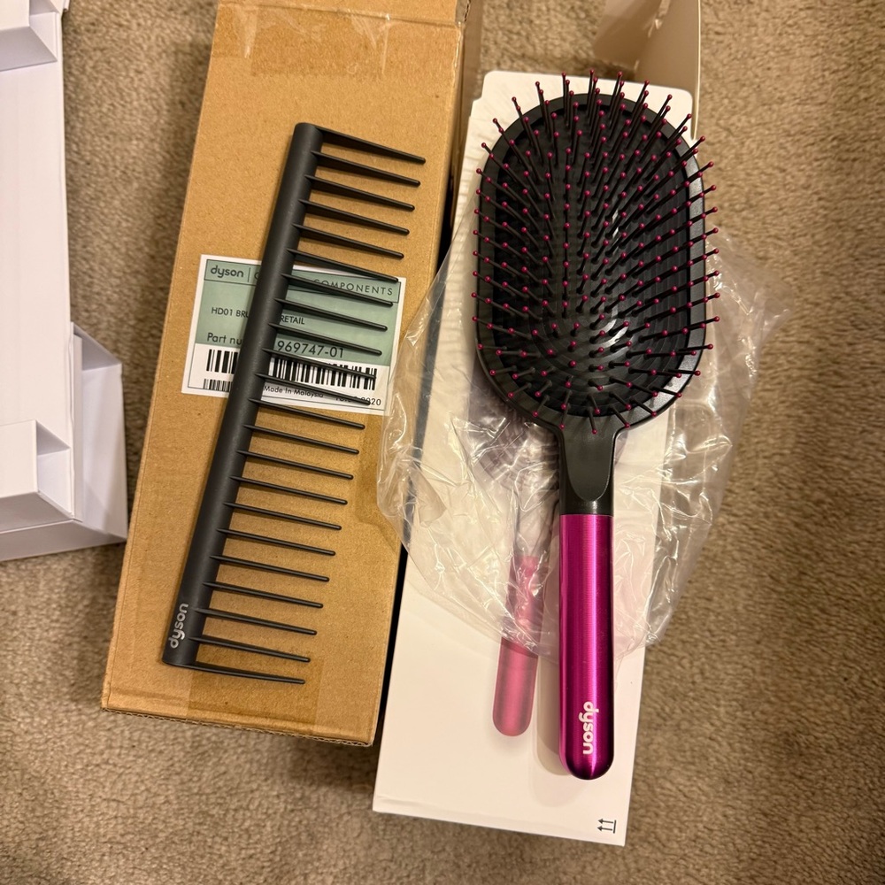 Dyson Hair Brush Comb Styling Set